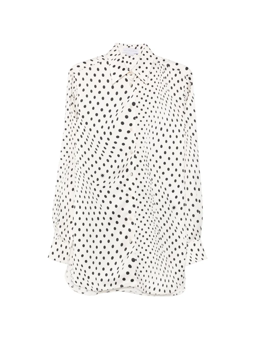Stella McCartney Hemd mit Polka Dots - Weiß