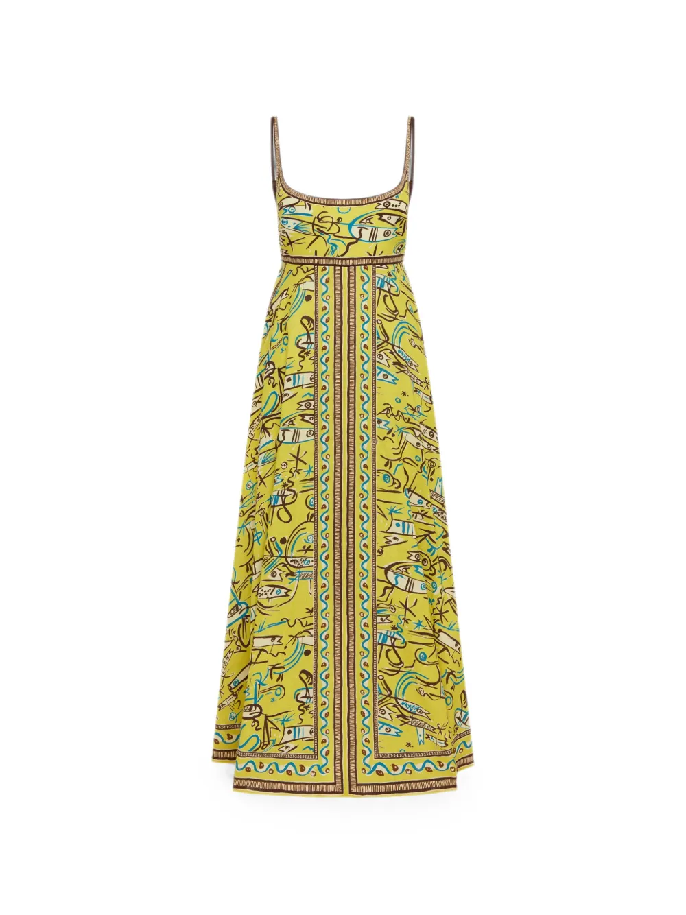 Alemais Fish Sticks Sundress In Yellow