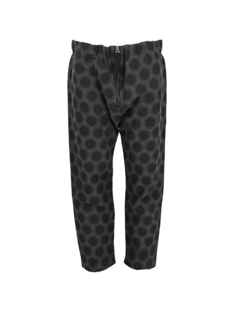 Marni Pre-Owned 2012 circle-print trousers