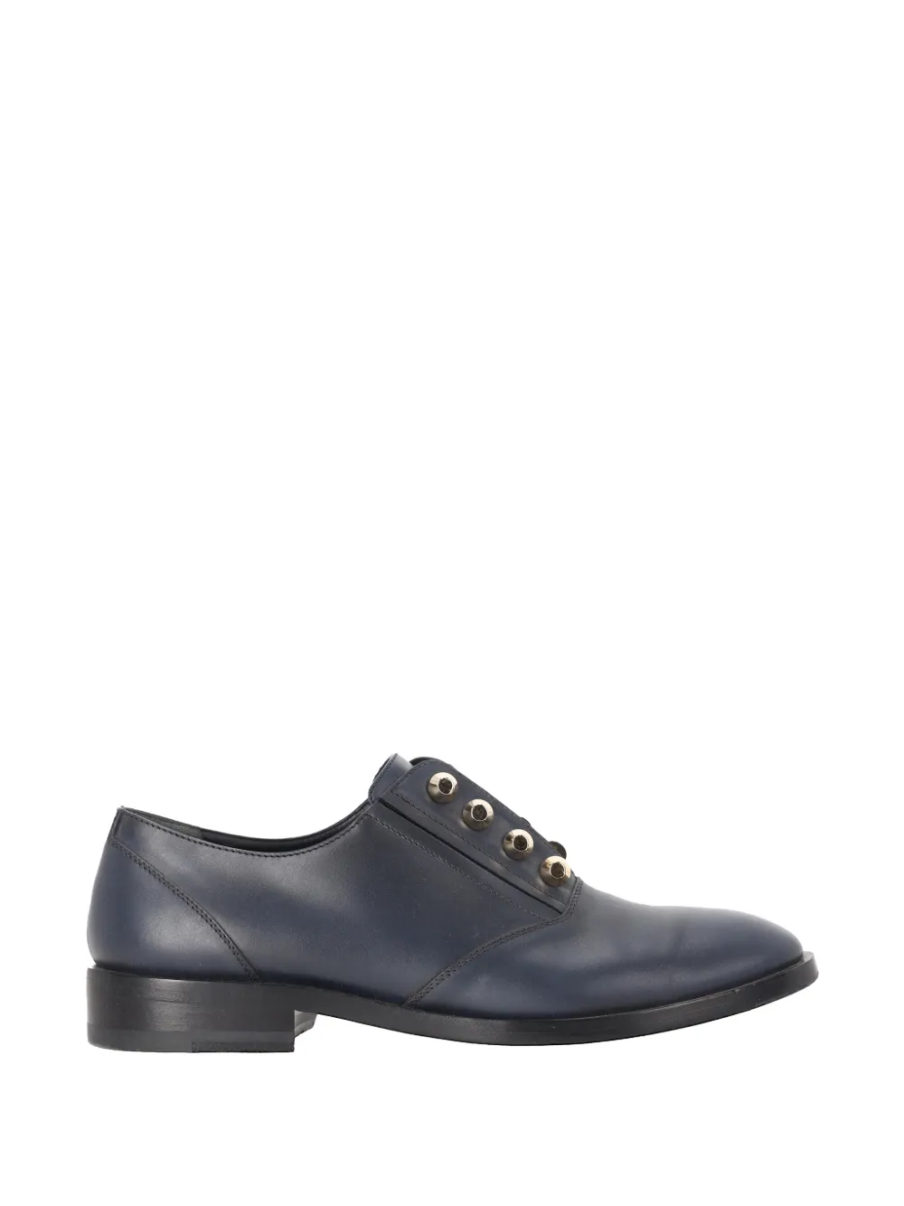 Balenciaga Pre-Owned studded Derby shoes - Blau