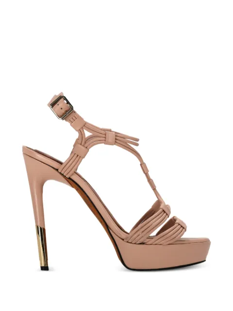 Givenchy Pre-Owned T-strap leather platform sandals