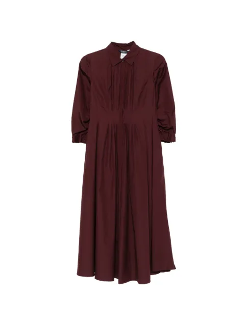 'S Max Mara Chemise midi com pregas