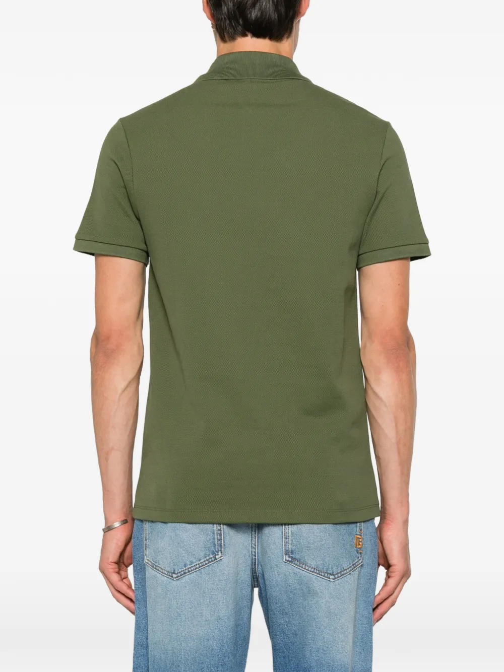 Balmain Poloshirt met geborduurd logo Groen