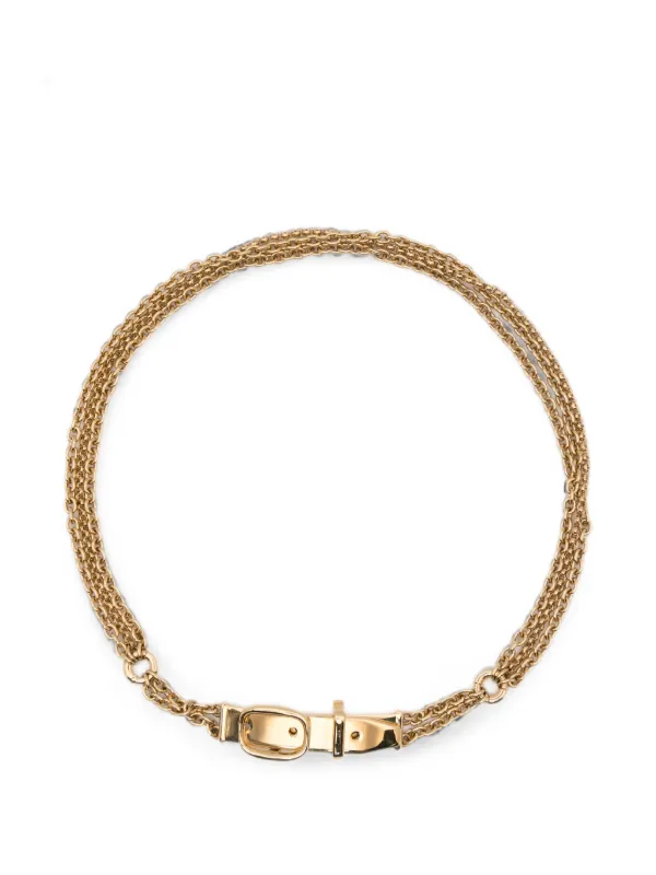 Chloé Layered-chain Necklace in Gold
