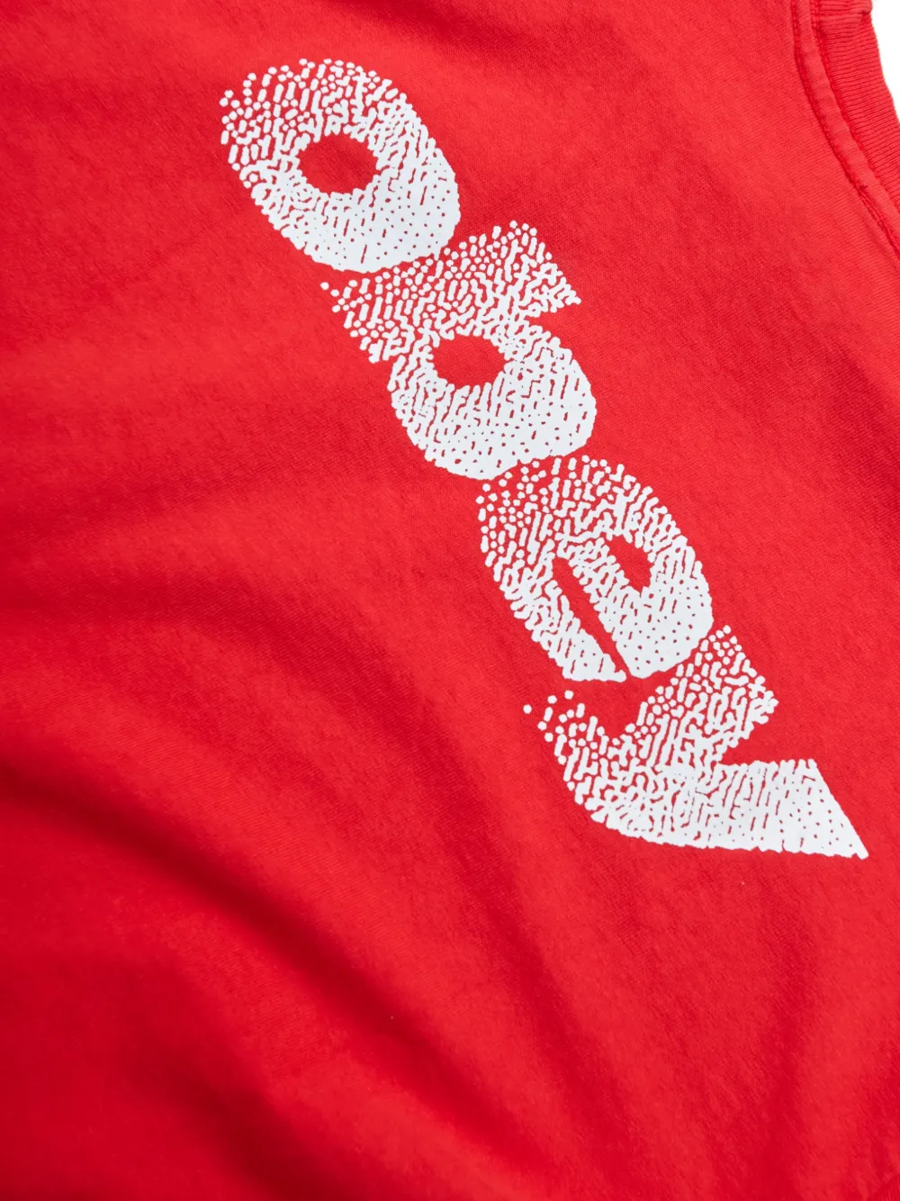Obey Diffusion Logo-print T-shirt In Red