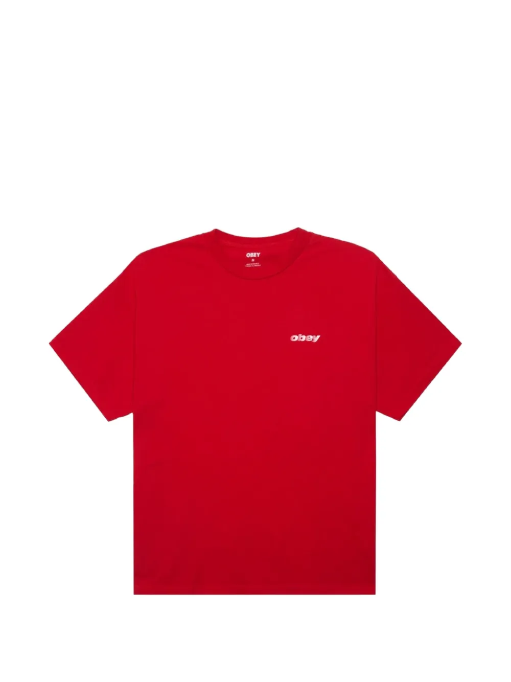 Obey Diffusion logo-print T-shirt - Rosso
