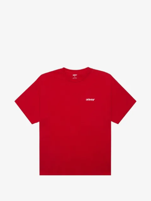 Obey Diffusion logo-print T-shirt