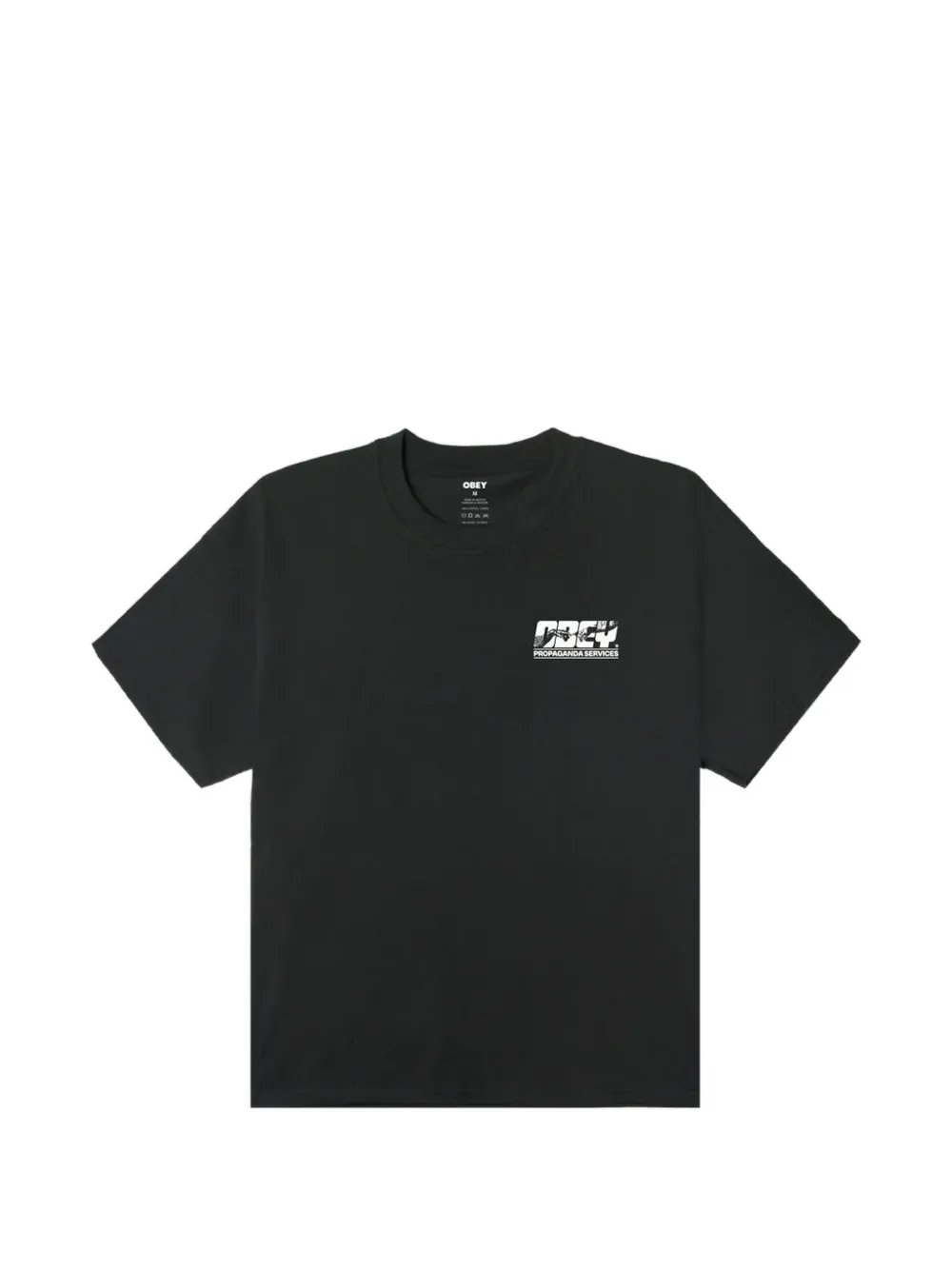 Obey Propaganda Services logo-print T-shirt - Schwarz