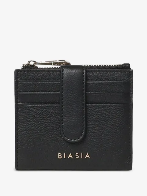 BIASIA logo-plaque zip-fastening wallet