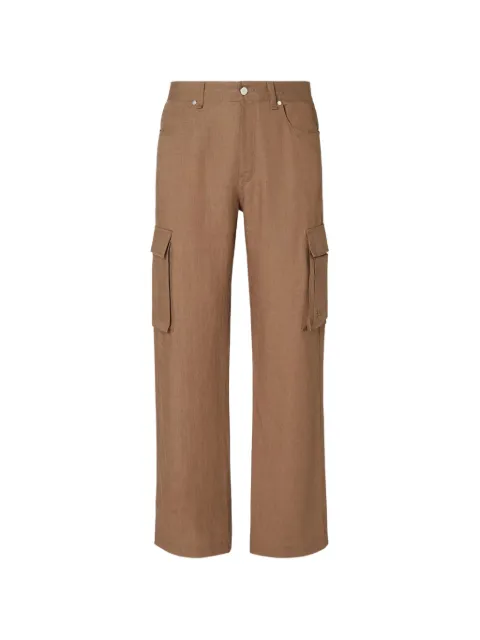 FENDI linen cargo pants