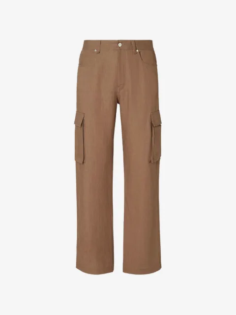 FENDI linen cargo pants