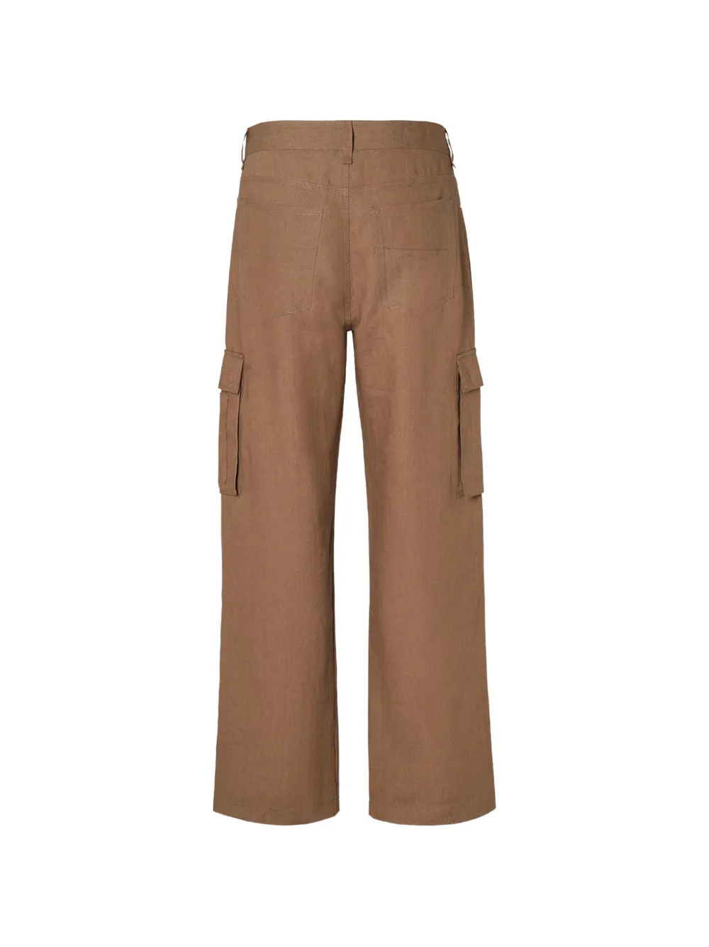 FENDI Linnen cargo broek Bruin