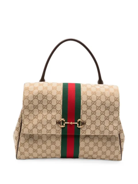 Gucci 파파라초 탑 핸들 토트 백