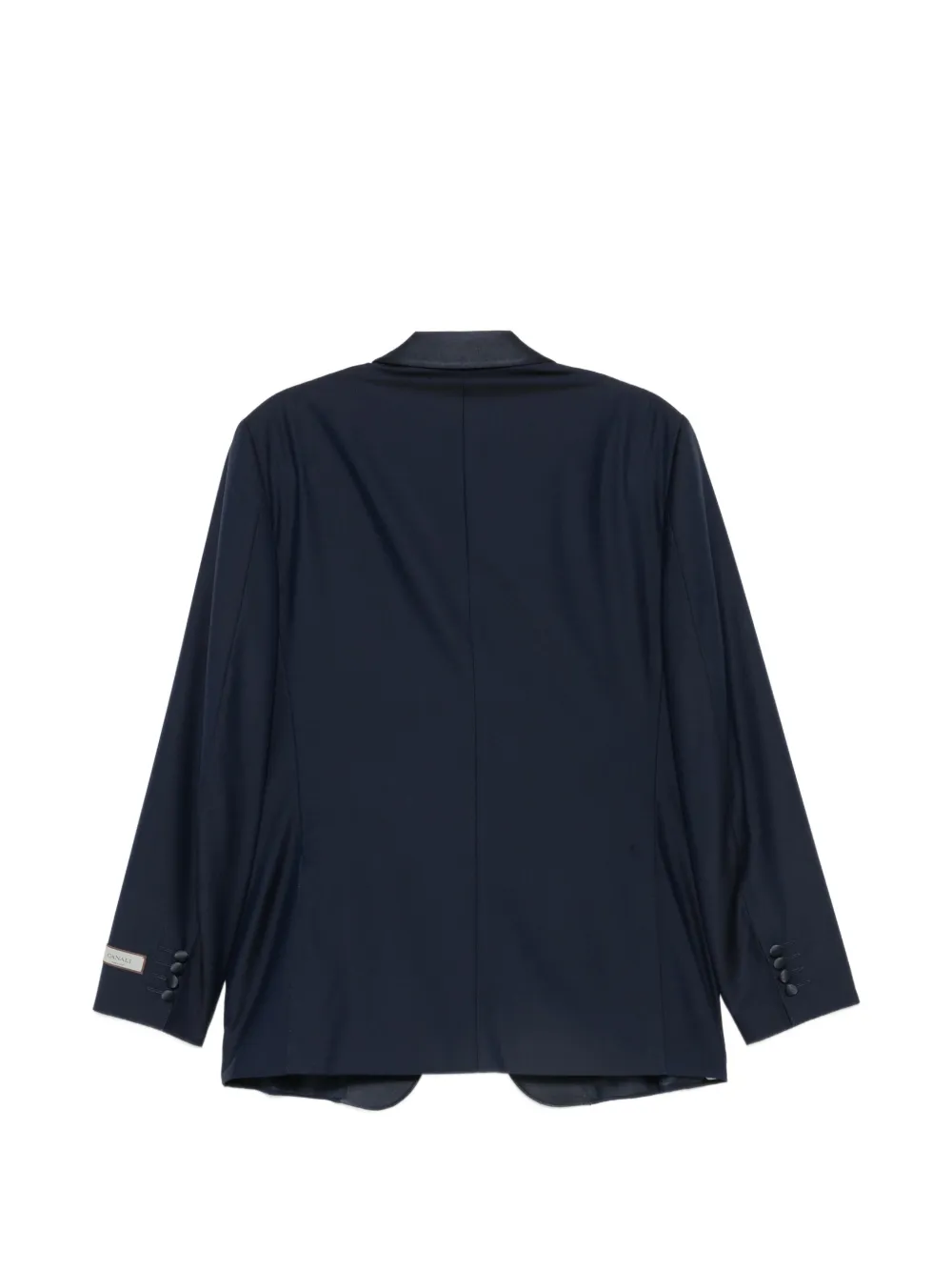 Canali Pak met sjaalrevers Blauw