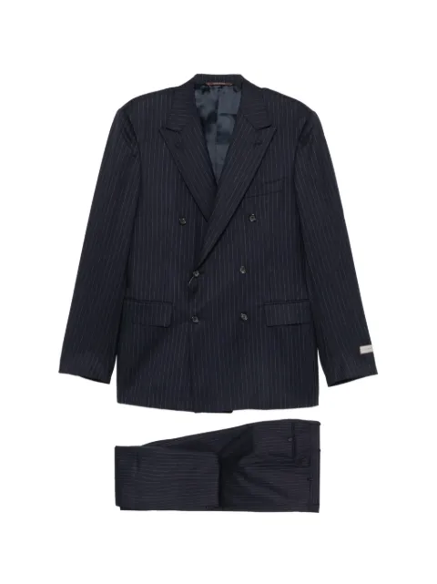 Canali pinstripe double-breasted suit