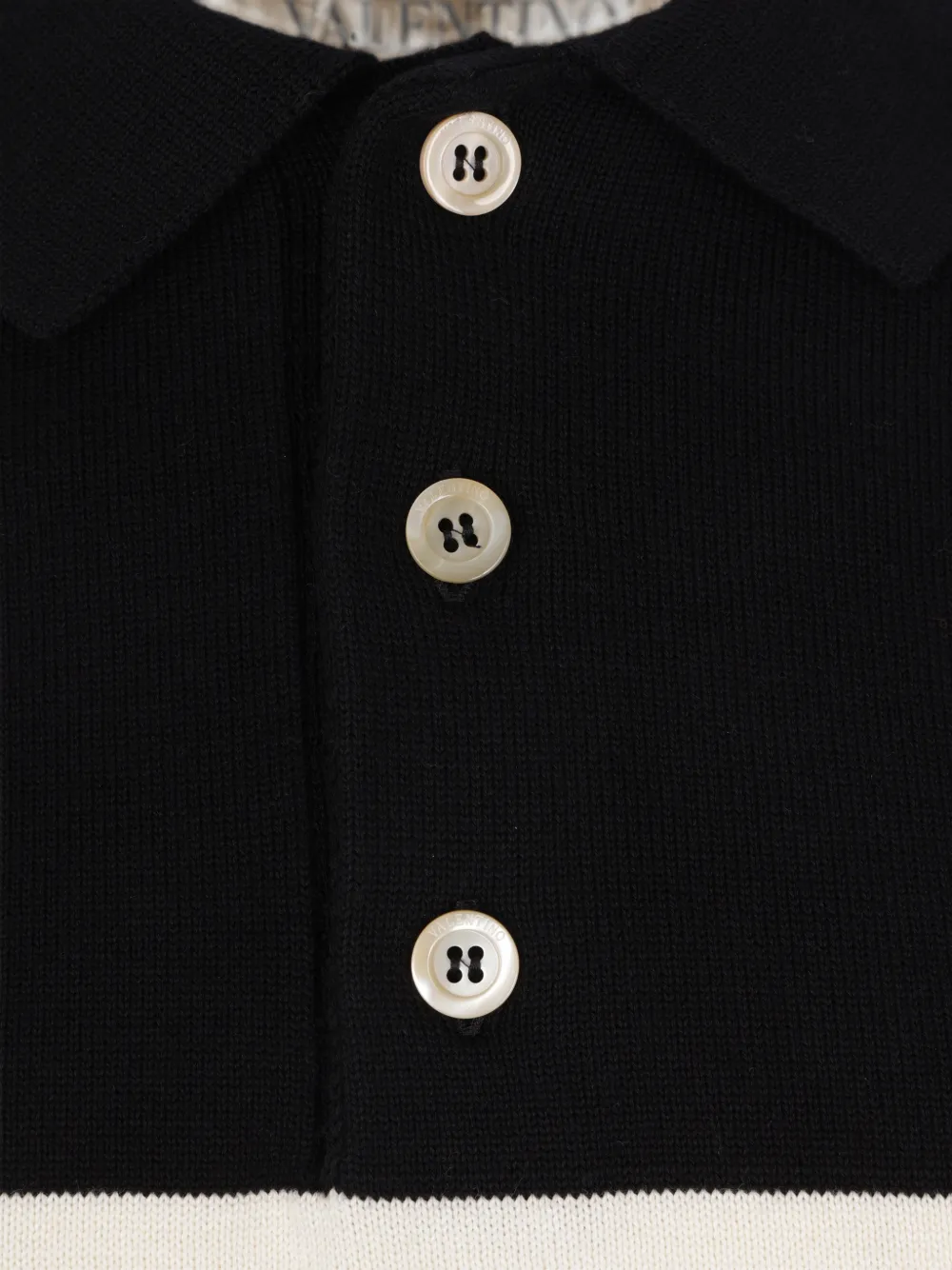 Valentino Garavani VLogo Signature gestreept poloshirt Beige