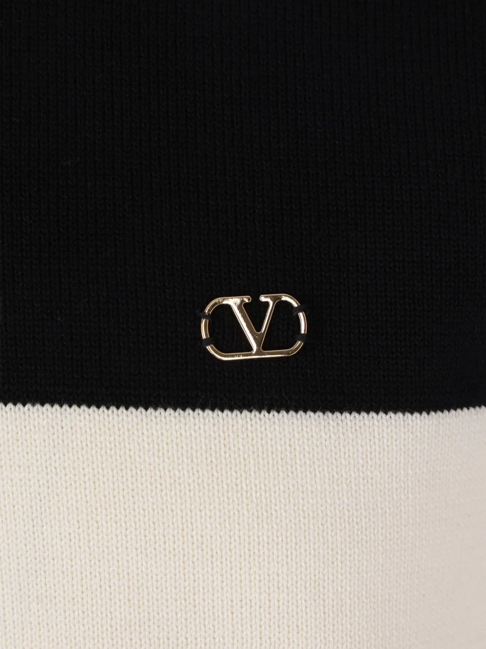 Valentino Garavani VLogo Signature gestreept poloshirt Beige