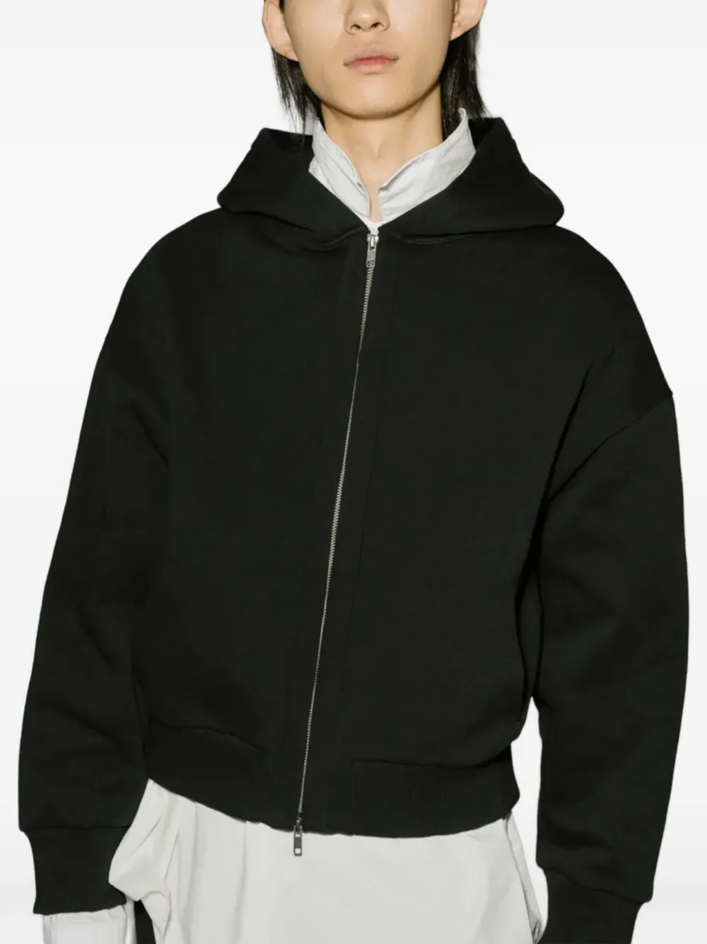 ENTIRE STUDIOS hoodie met rits Zwart