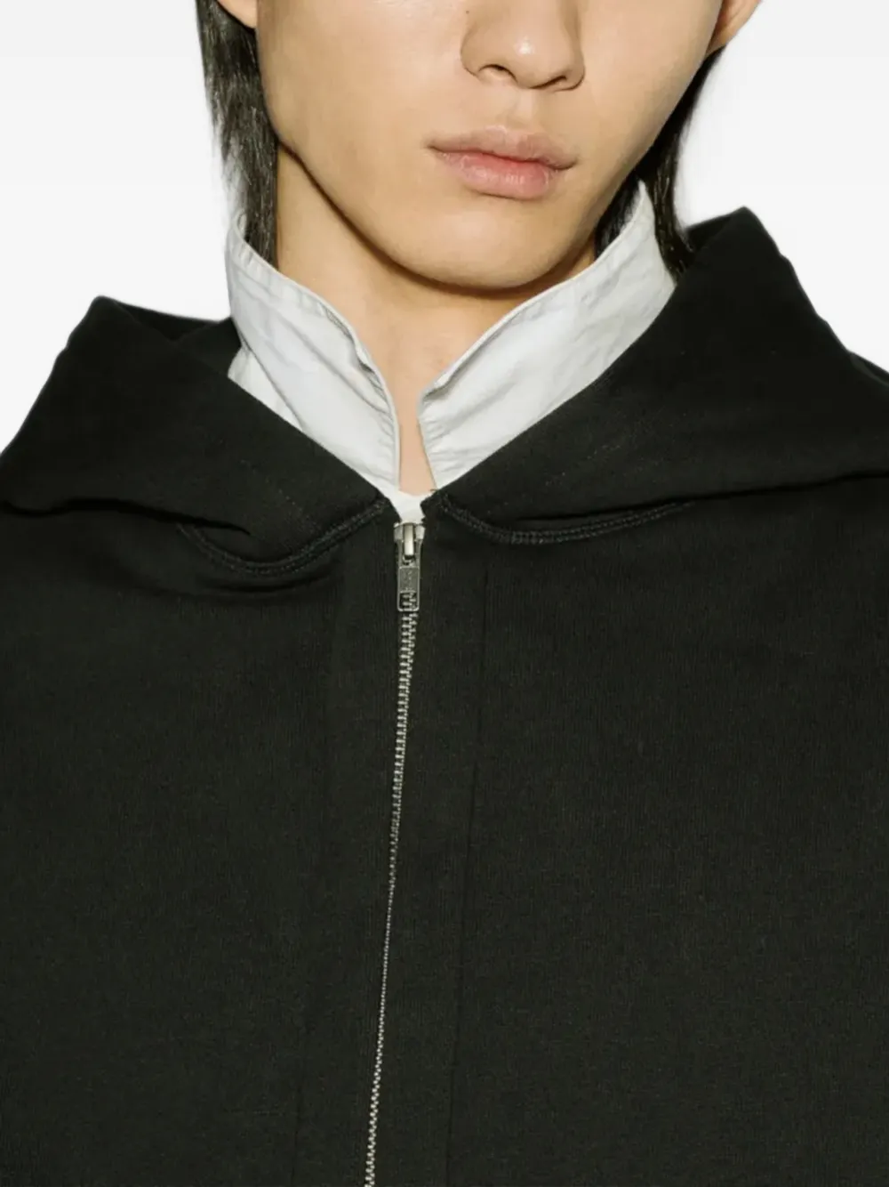 ENTIRE STUDIOS hoodie met rits Zwart
