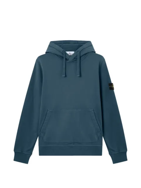Stone Island logo-patch hoodie