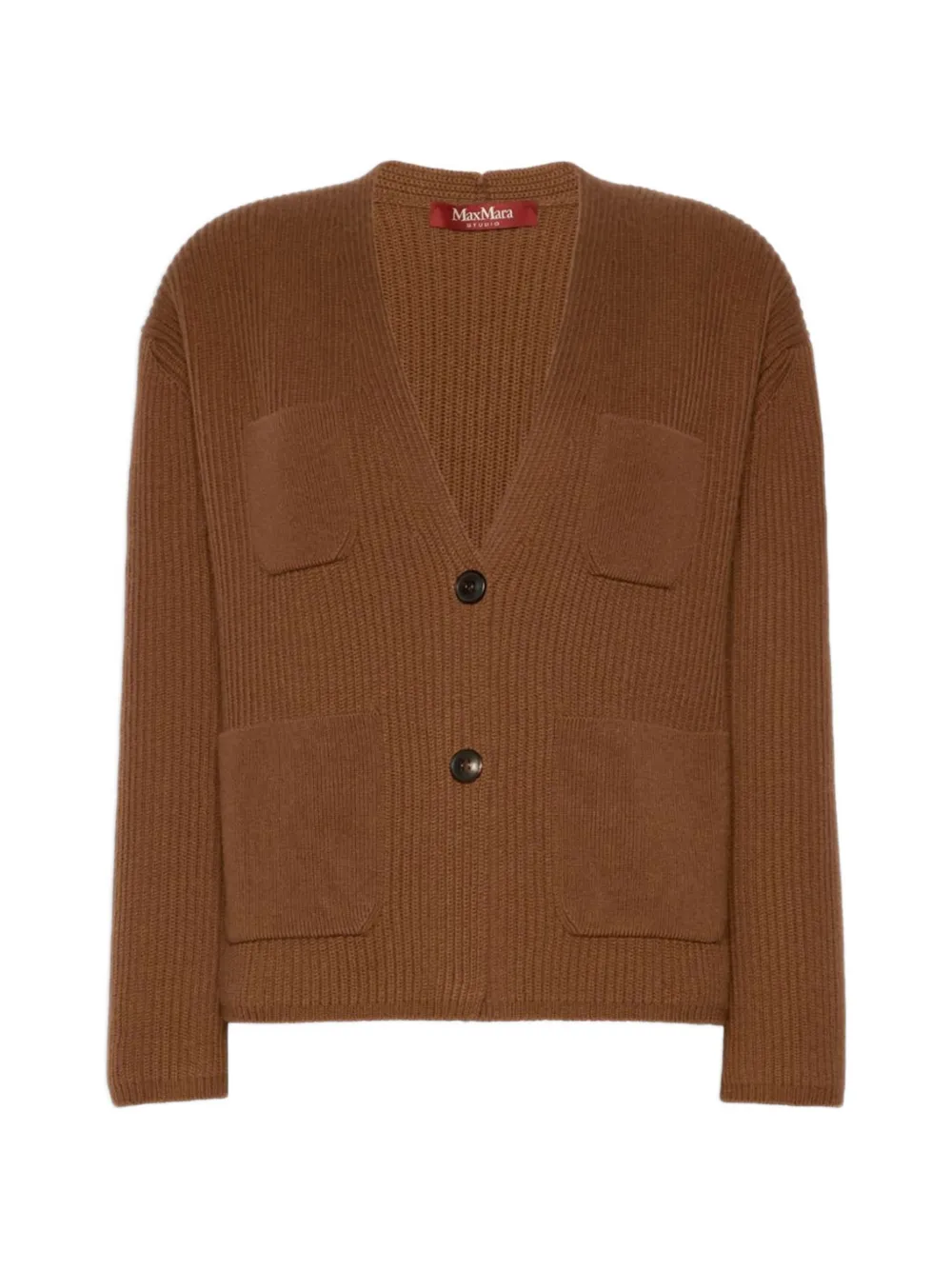 Max Mara wool and cashmere cardigan - Braun
