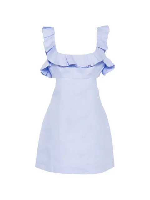 ZIMMERMANN vestido corto con volantes