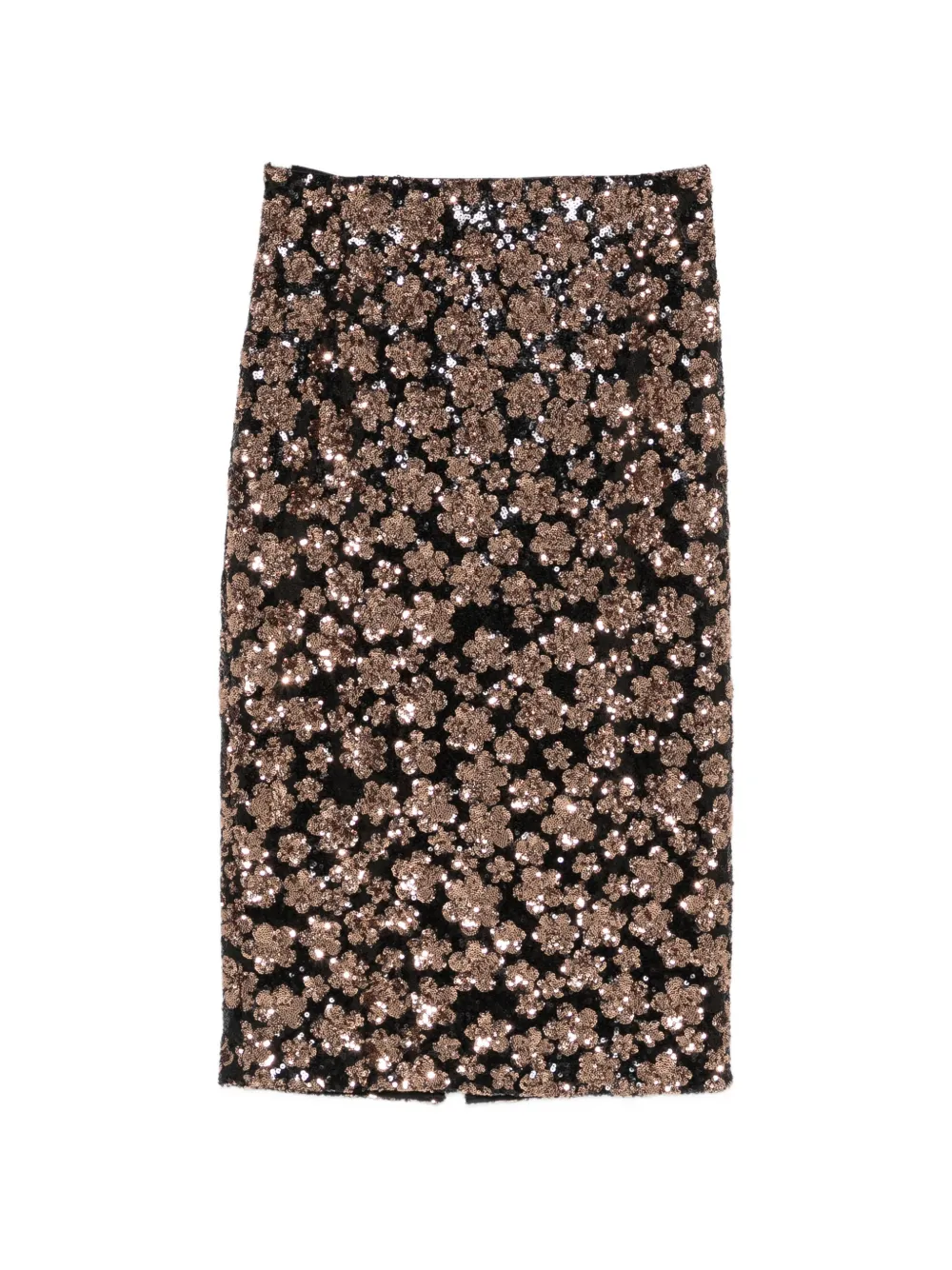 Max Mara sequin-embellished midi skirt - Nero