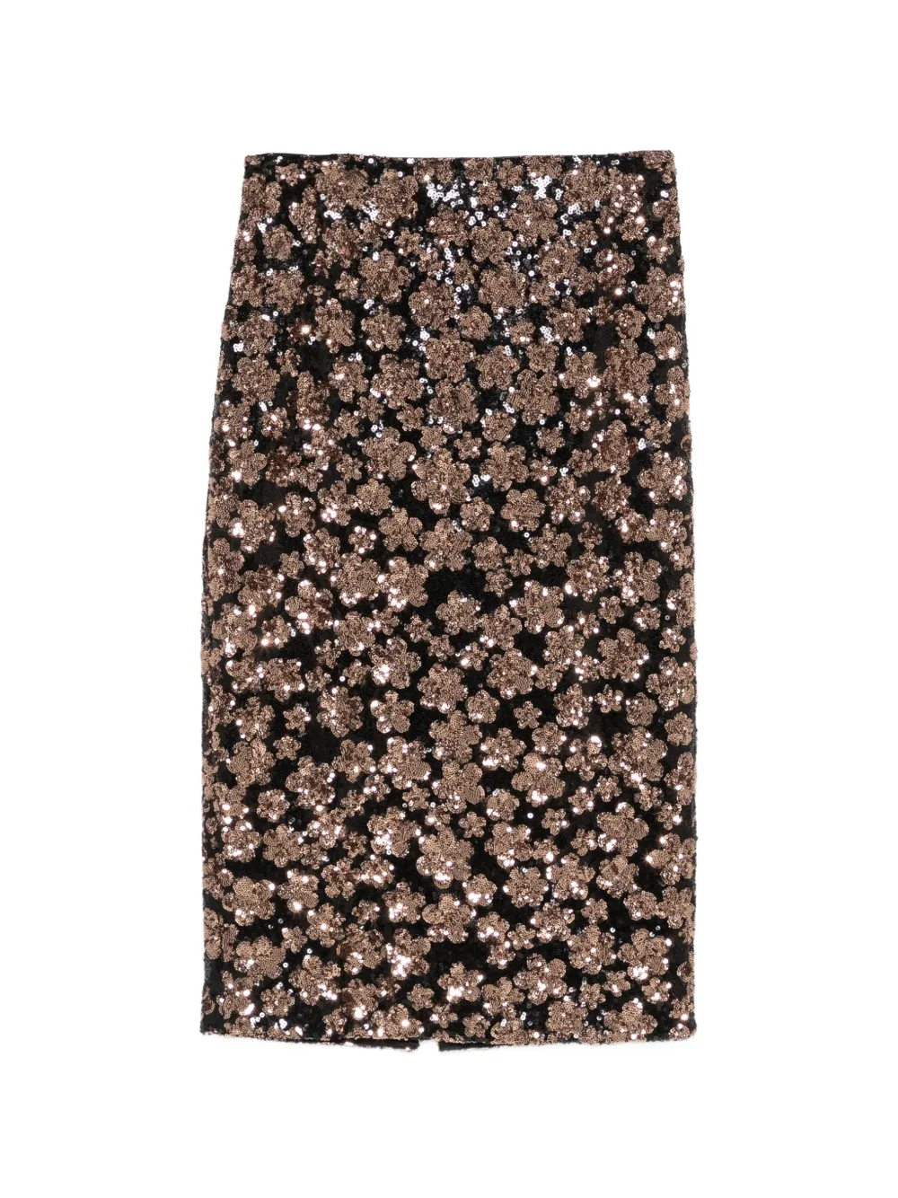 Max Mara sequin-embellished midi skirt - Nero