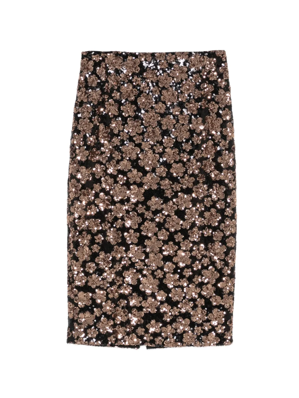 Max Mara sequin-embellished midi skirt - Nero