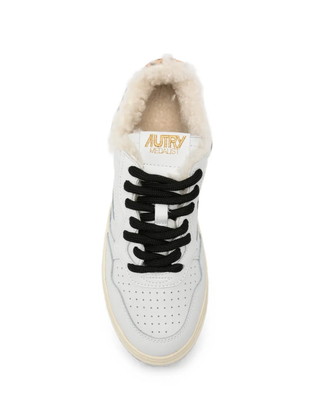 Autry Medalist leopard-print sneakers Wit