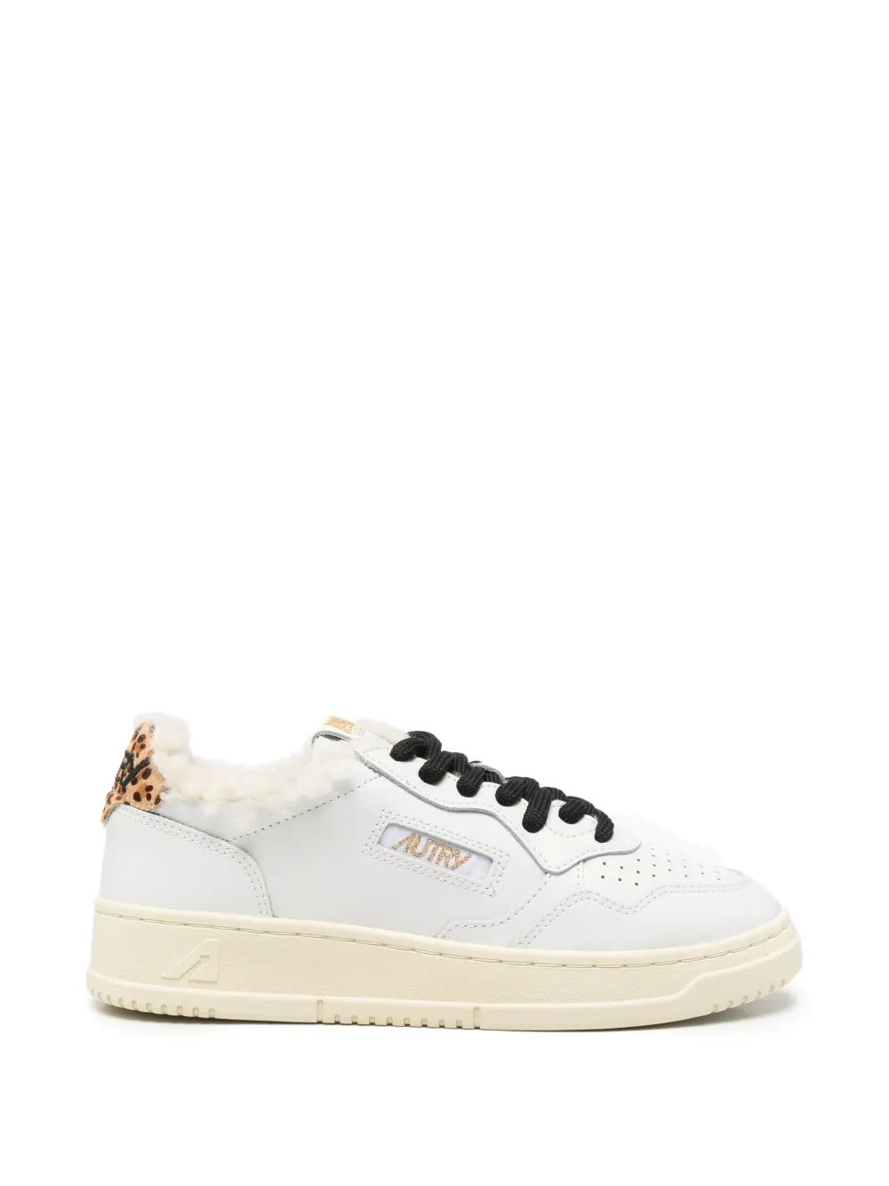 Autry Medalist leopard-print sneakers - Weiß