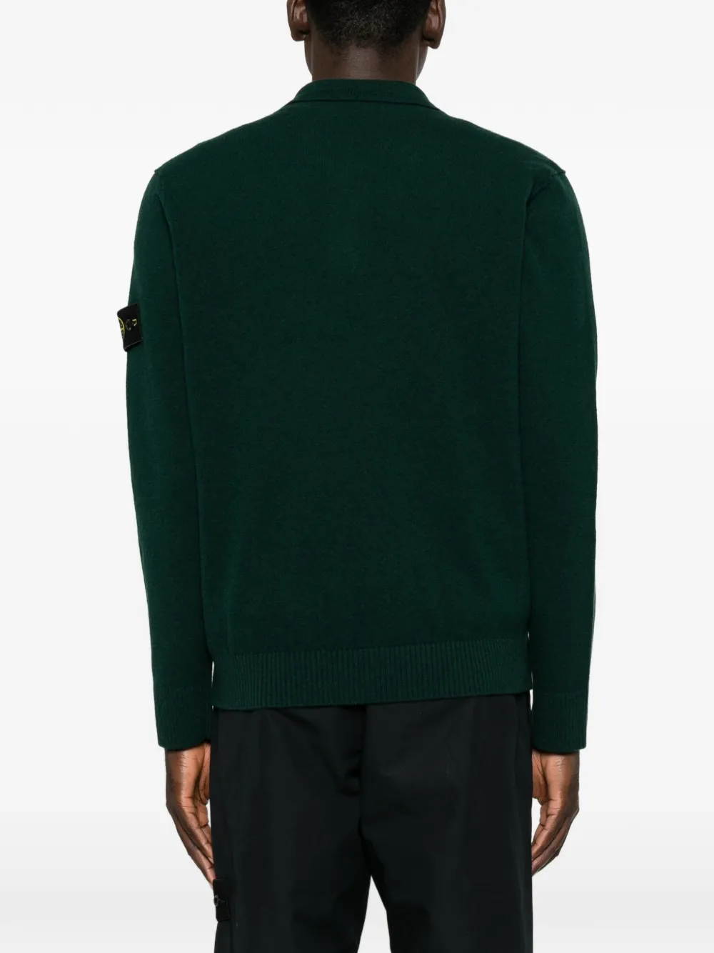 Stone Island Trui met Compass-logopatch Groen