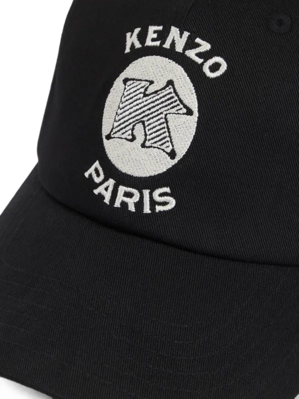 Kenzo ロゴ キャップ | ブラック | FARFETCH JP