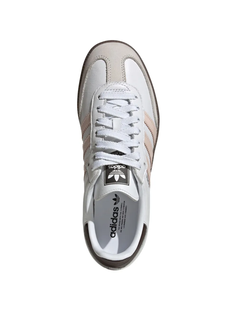 adidas Samba leather low-top sneakers Wit