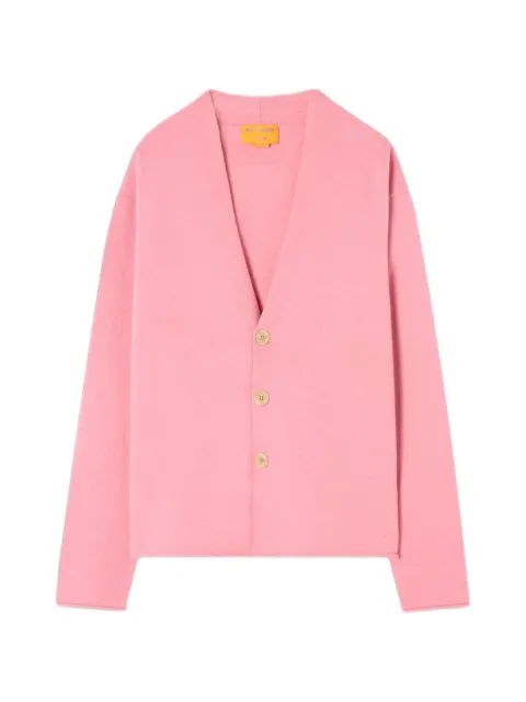 Guest In Residence button-fastening V-neck cardigan