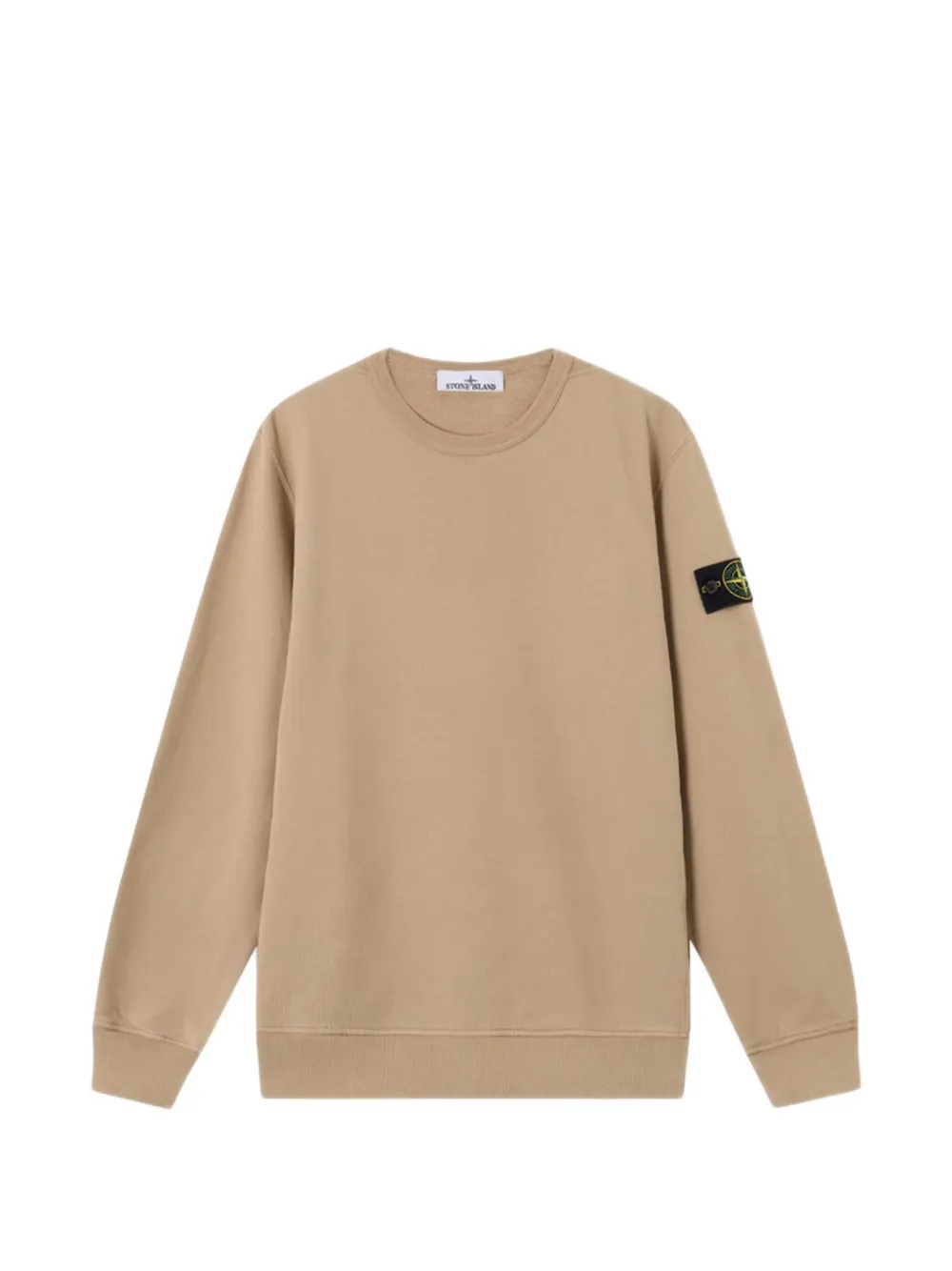 Stone Island 6100049 brushed organic-cotton fleece sweatshirt - Toni neutri