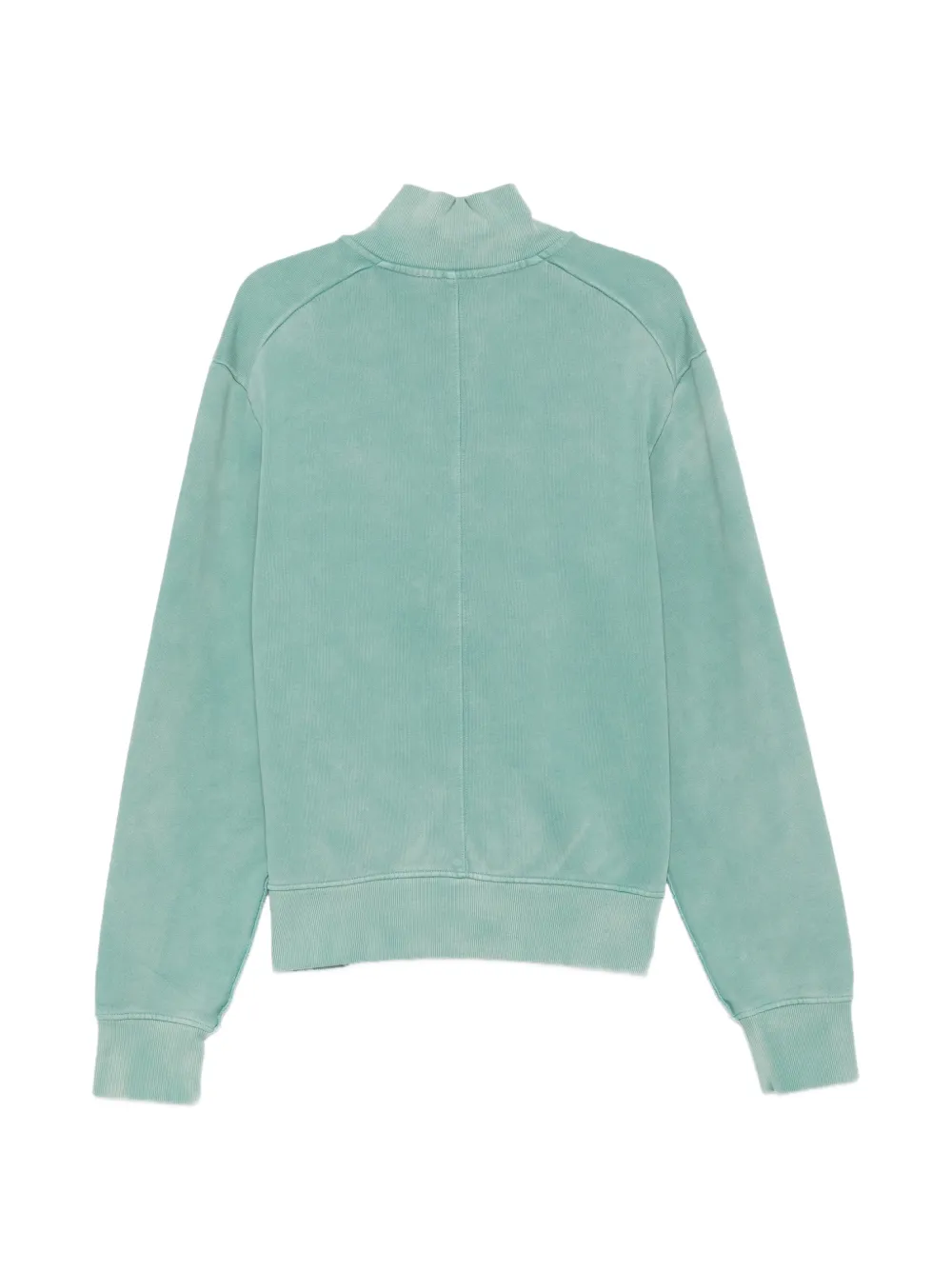 ENTIRE STUDIOS Port sweater met opstaande kraag en knoopsluiting Groen