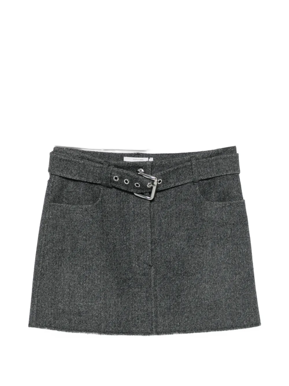 Sportmax Paraggi belted mini skirt Grijs