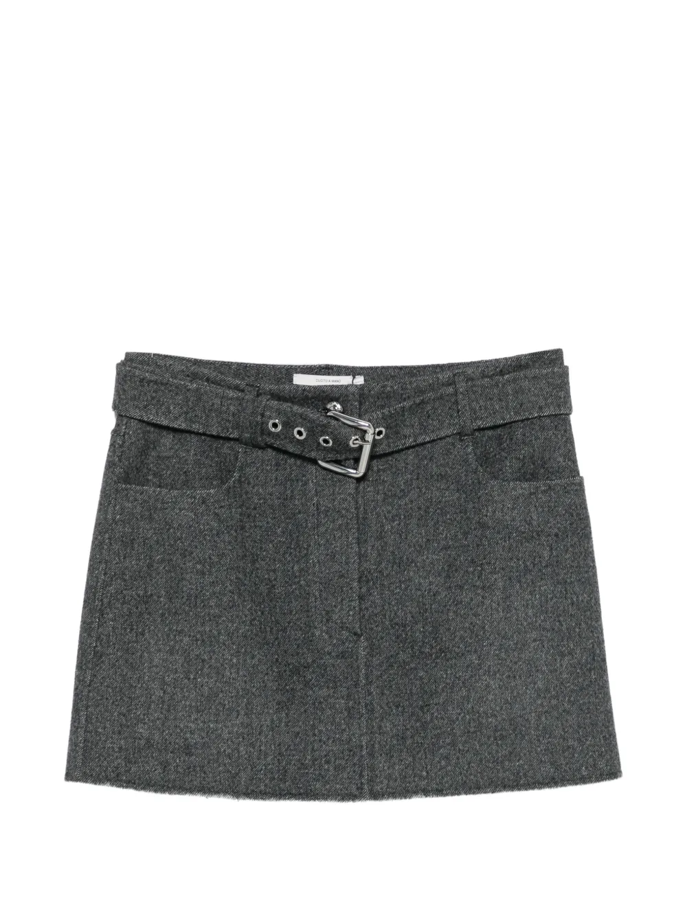 Sportmax Paraggi belted mini skirt - Grigio