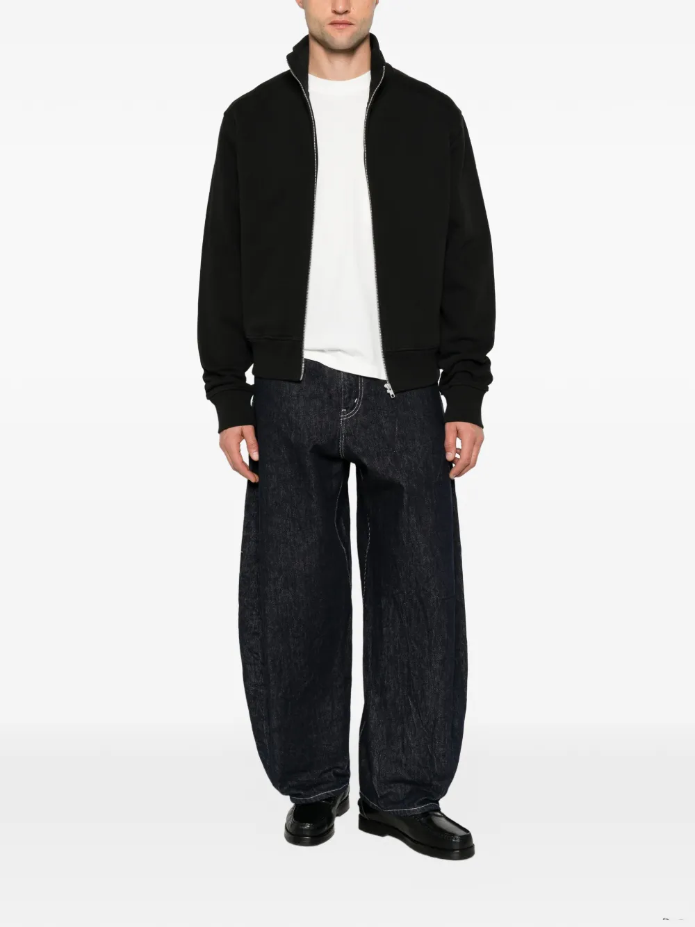ENTIRE STUDIOS Sweater met rits Zwart