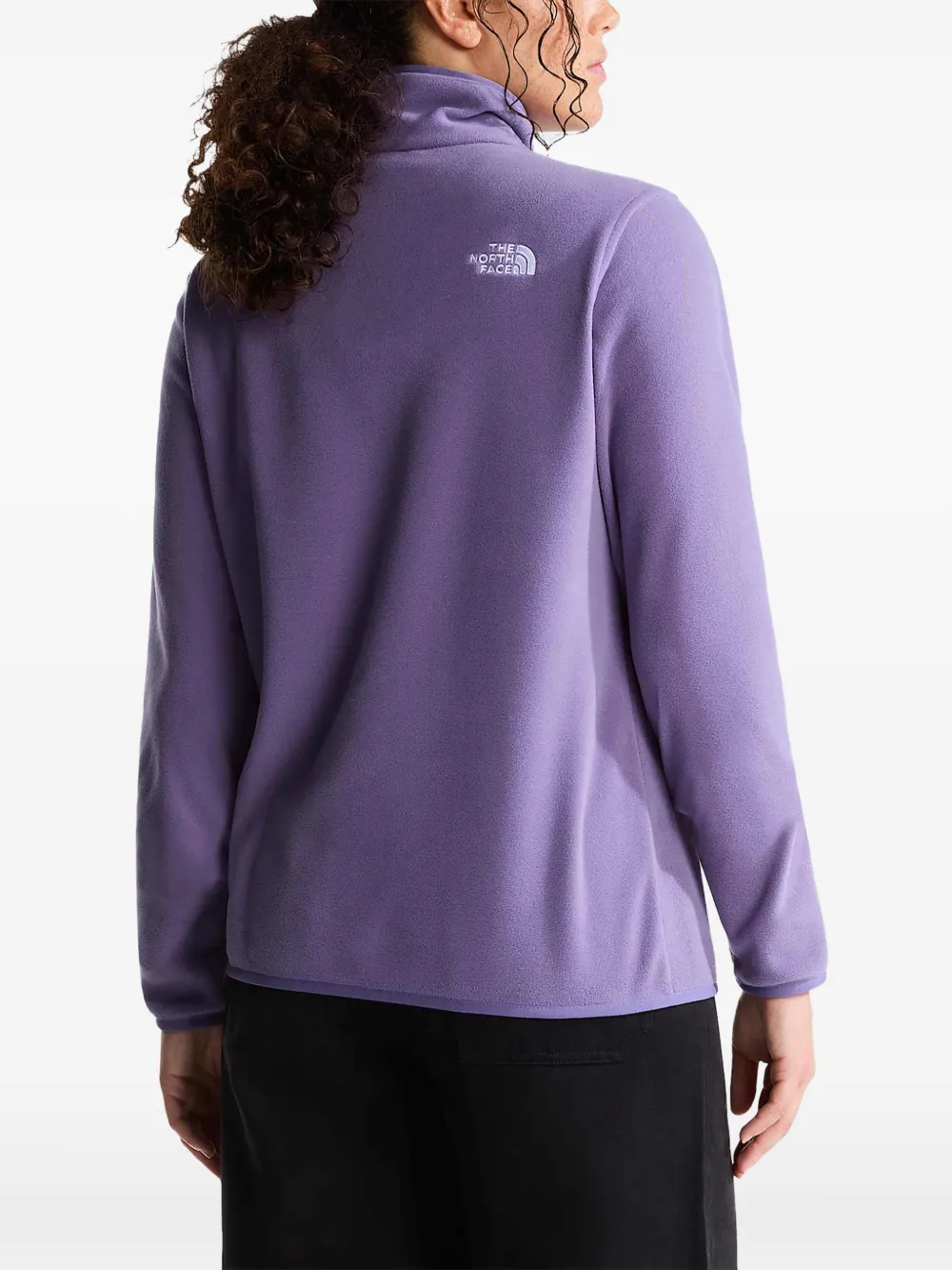 The North Face Glacier fleece ¼ zip jacket Paars