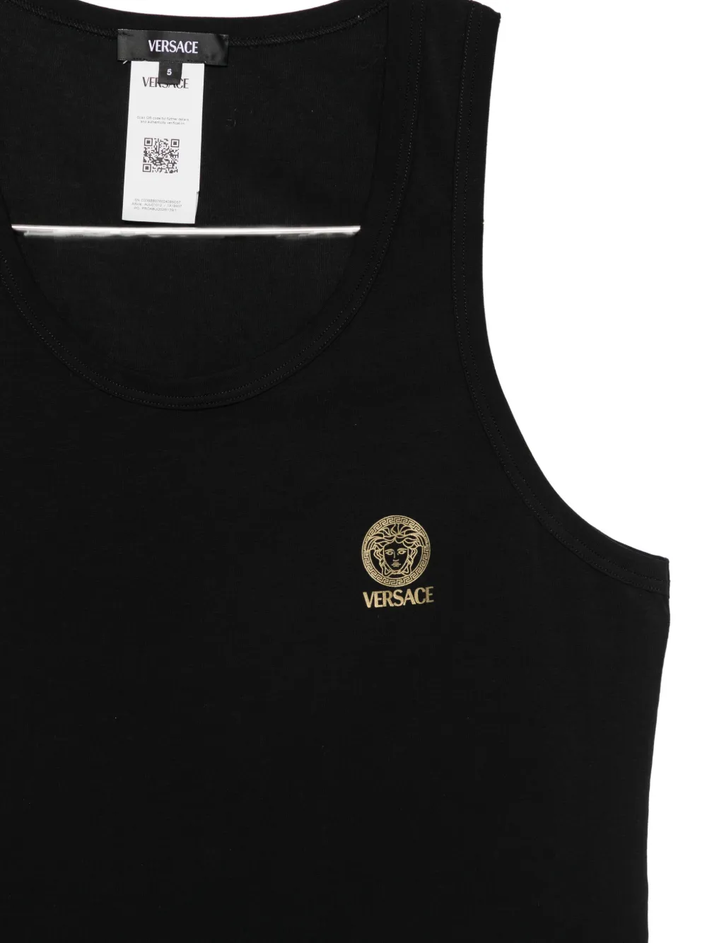 Versace T-shirt met Medusa-logo Zwart