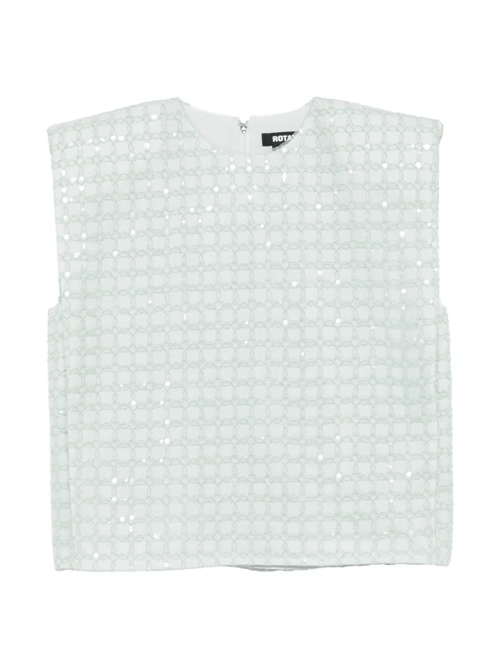 ROTATE BIRGER CHRISTENSEN sequin-embellished sleeveless top - Verde