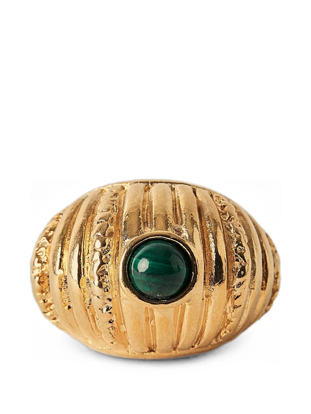 Paola Sighinolfi Reef malachite ring - Gold