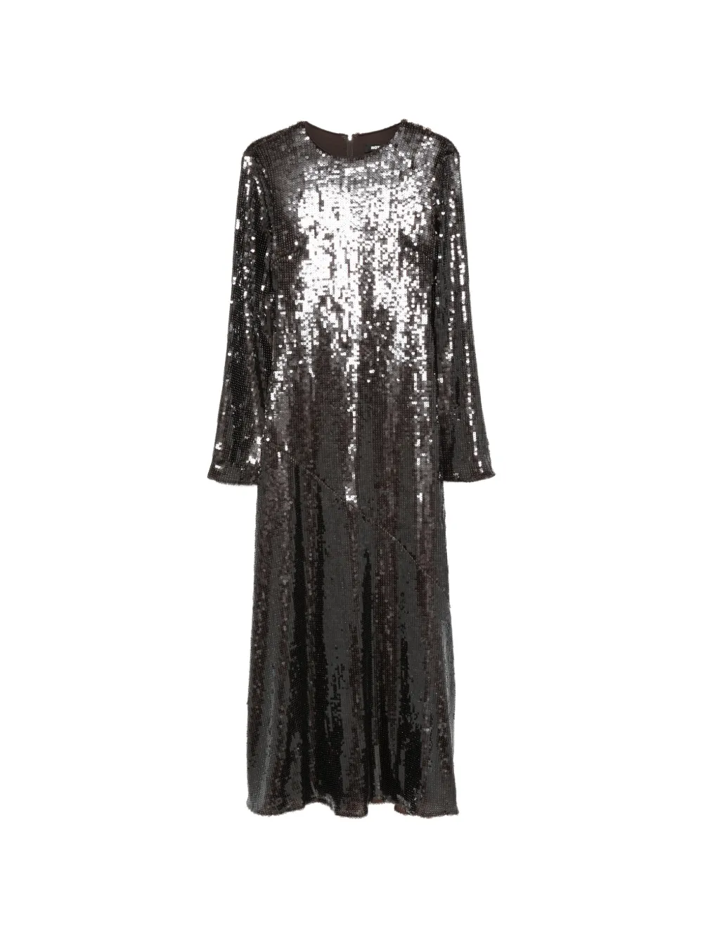 ROTATE BIRGER CHRISTENSEN sequin-embellished long-sleeve maxi dress - Nero