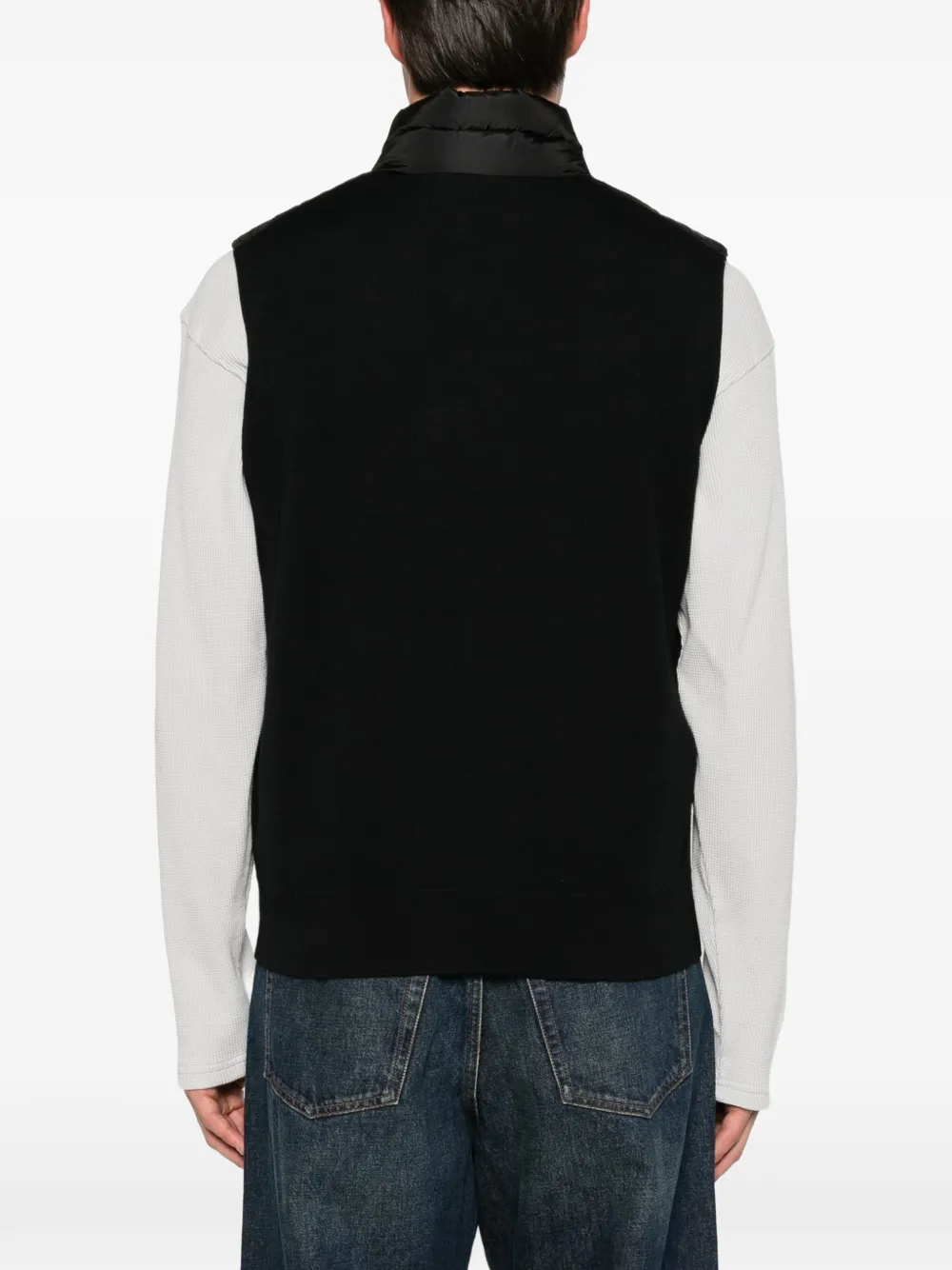 Canada Goose Hybridge Flavio gewatteerde bodywarmer Zwart