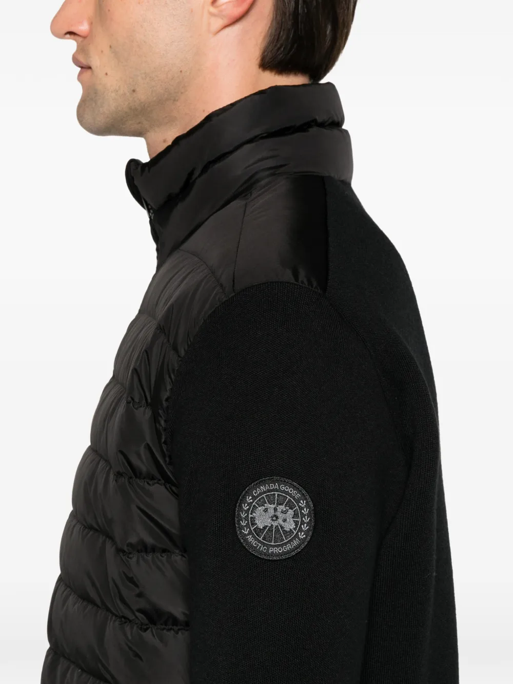 Canada Goose Hybridge Flavio gewatteerd jack Zwart