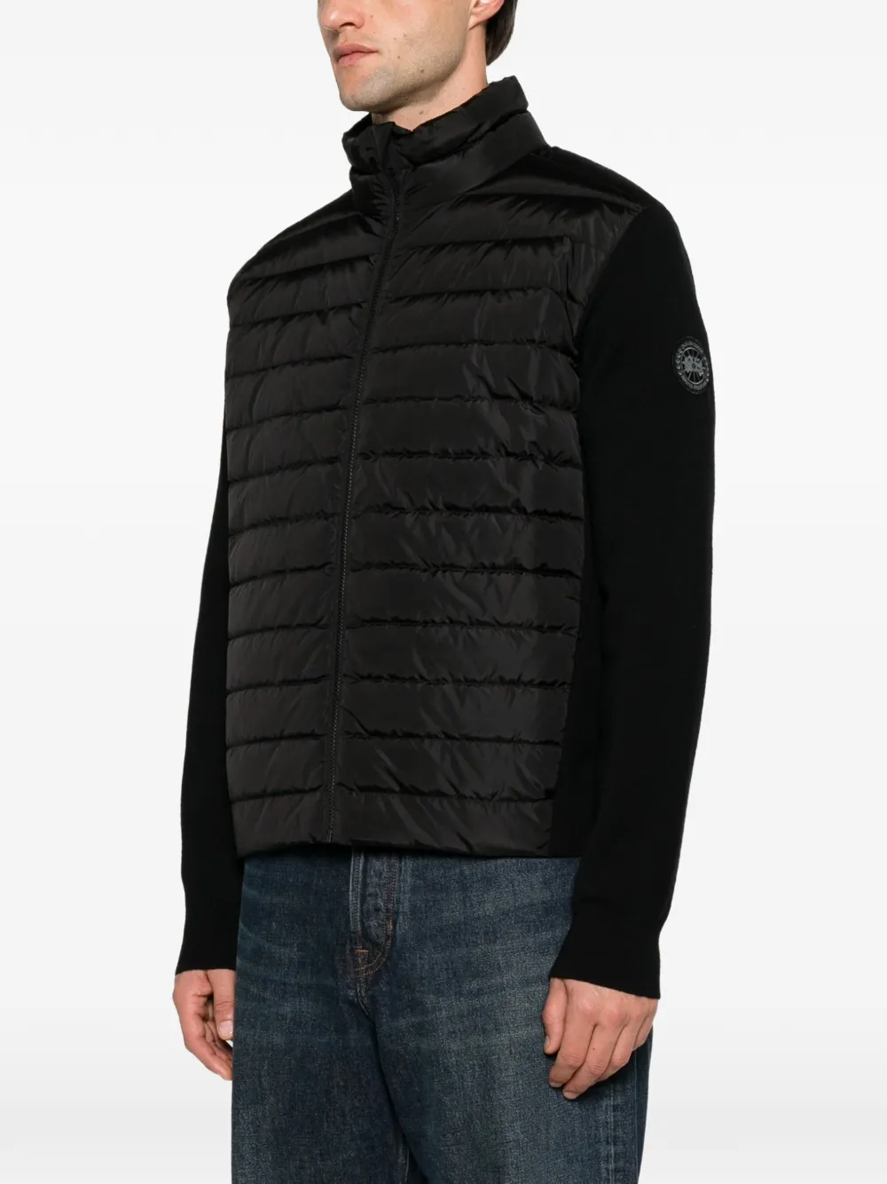 Canada Goose Hybridge Flavio gewatteerd jack Zwart