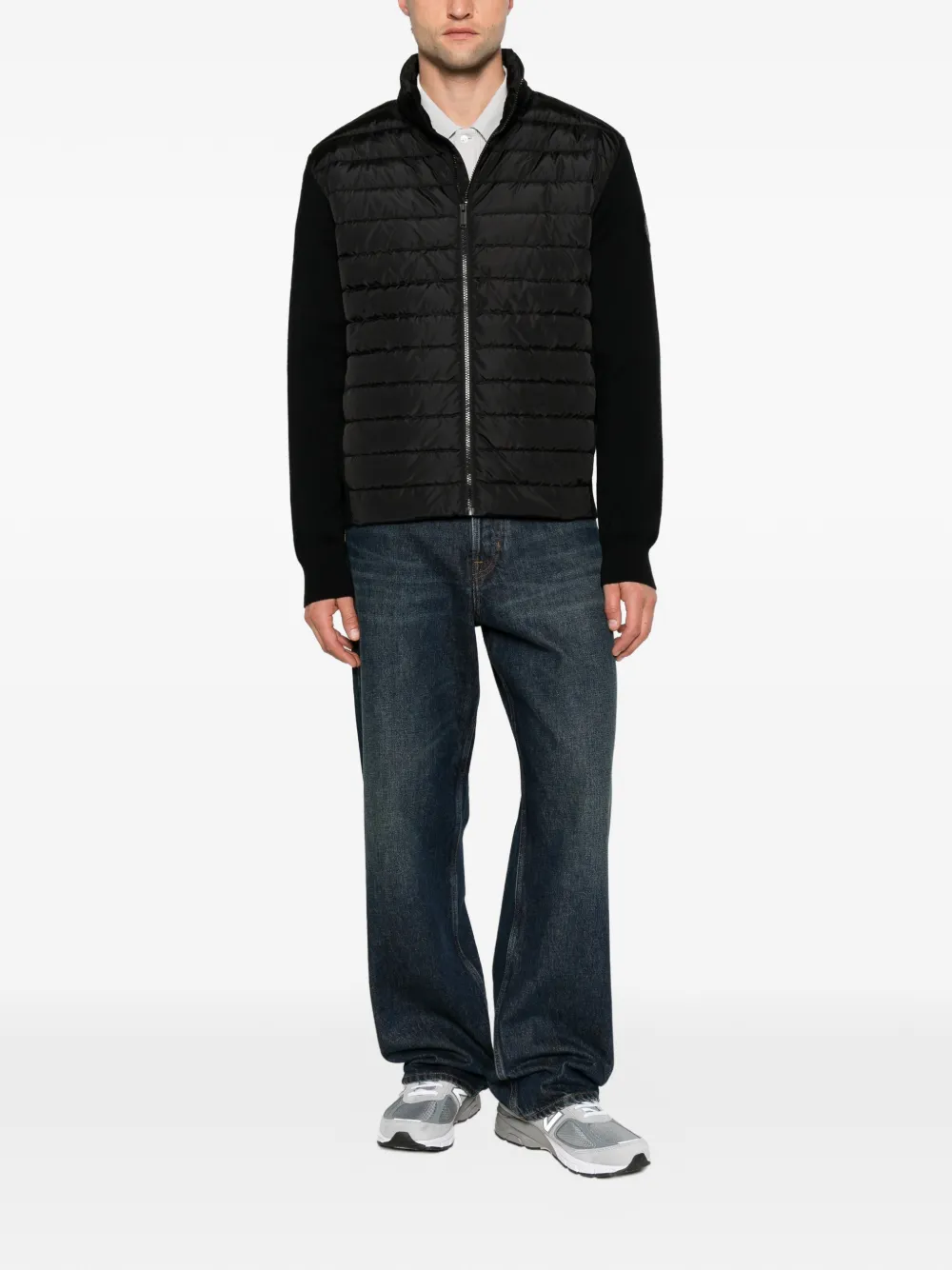 Canada Goose Hybridge Flavio gewatteerd jack Zwart