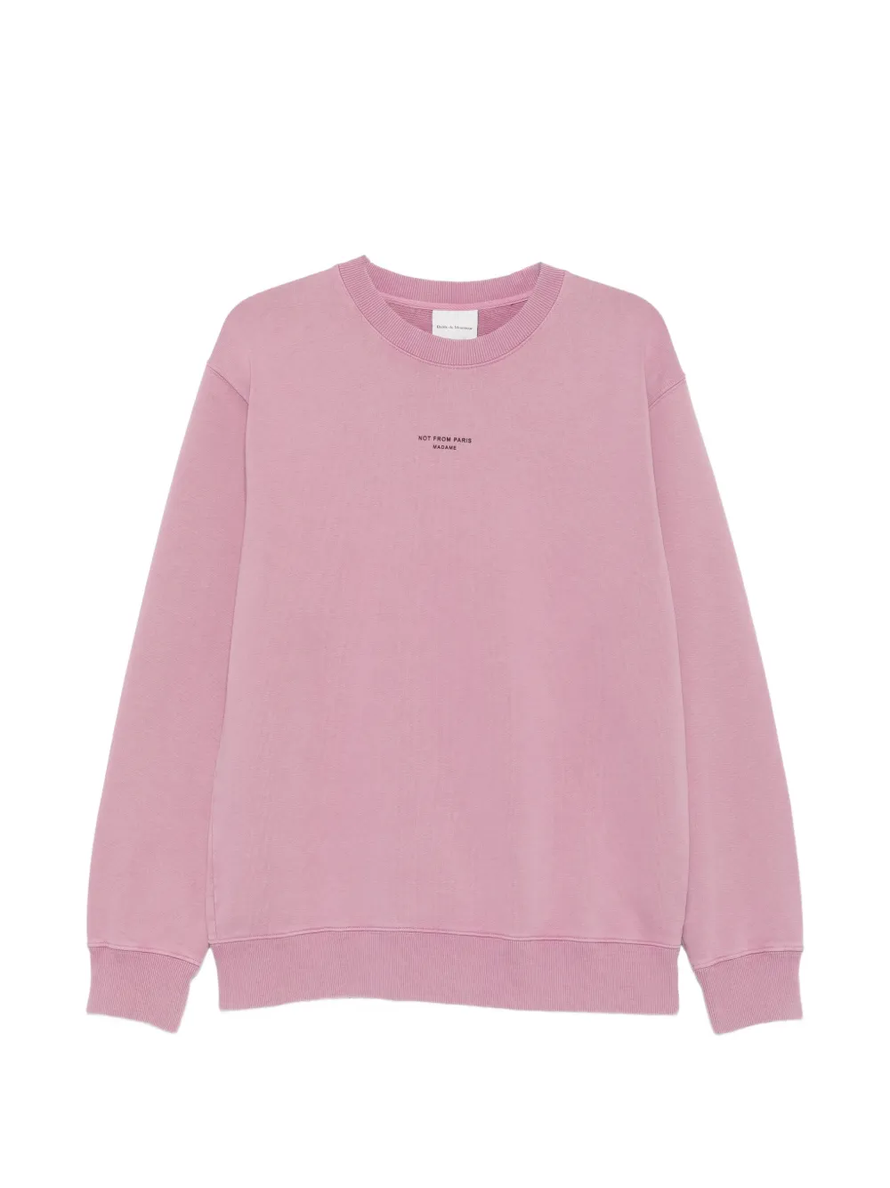 Drôle De Monsieur slogan-print sweatshirt - Rosa